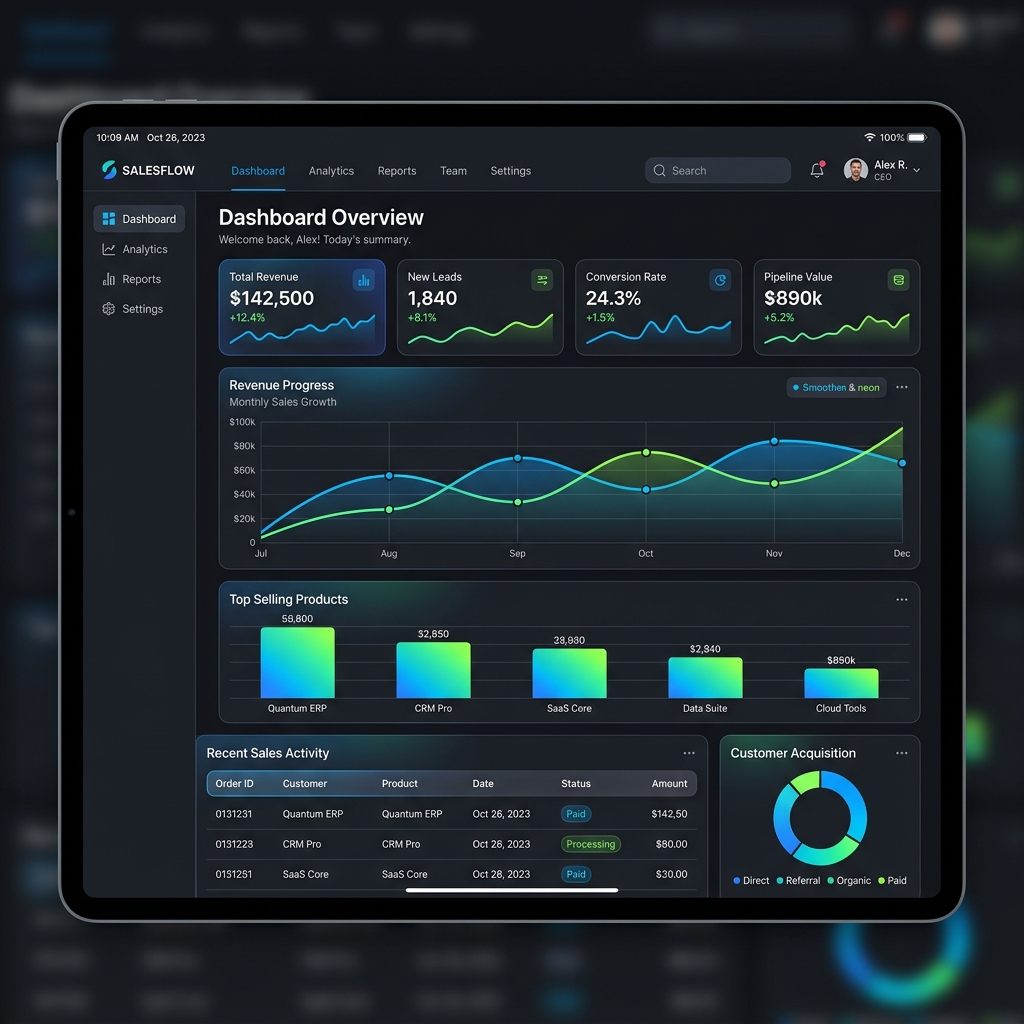 Painel ERP Desktop
